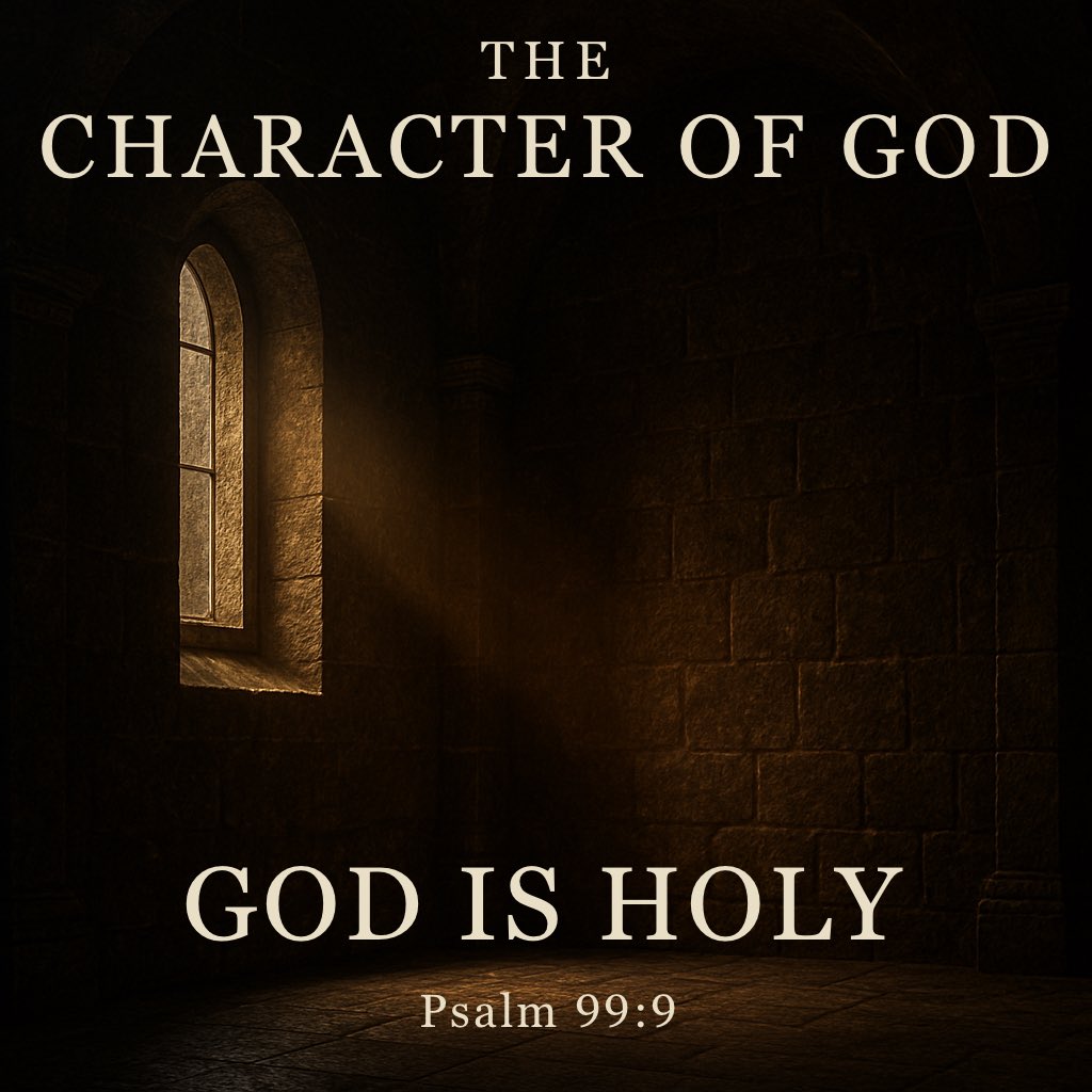 God is not love, love, love. Not grace, grace, grace. He is holy, holy, holy. 

God never authors sin. He never bends with culture. He is perfect, pure, and unchanging. That’s not just what He does—it’s who He is. 

Isaiah 6:3