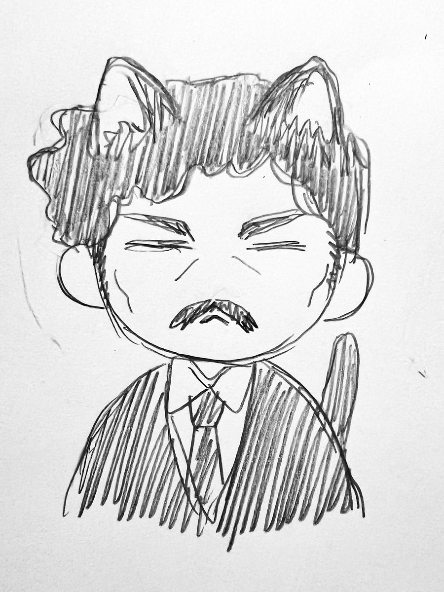 平のネコちゃん描いたことあるよなって思ってたら銀の方だった😸 