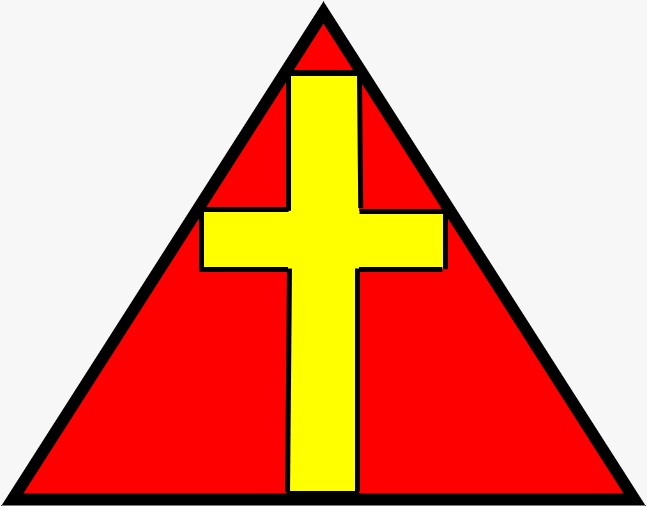 Cruz Trinitaria:símbolo que integra el de Dios Unitrino (triángulo) y el de Jesucristo Salvador ( cruz).Difúndelo.