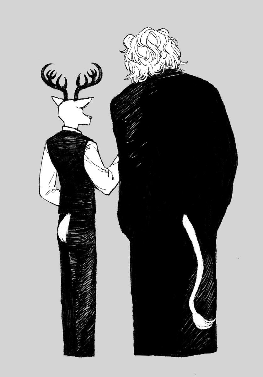 wtjszrzz's tweet photo. #BEASTARS 
🦁🦌 https://t.co/E2W2CelzRR