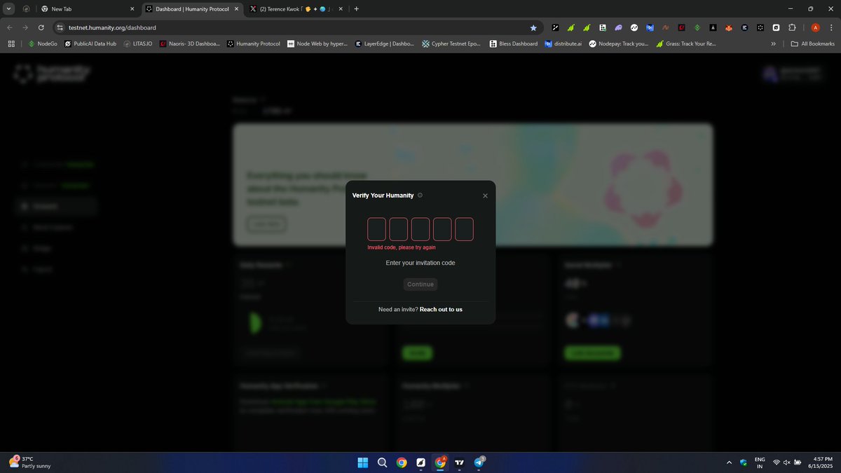cryptobyaksh's tweet image. 🚨 Looking for a Humanity Protocol invitation code
Can anyone help? 🙏
DM or reply if you have a spare one!
#HumanityProtocol #Web3 #CryptoCommunity