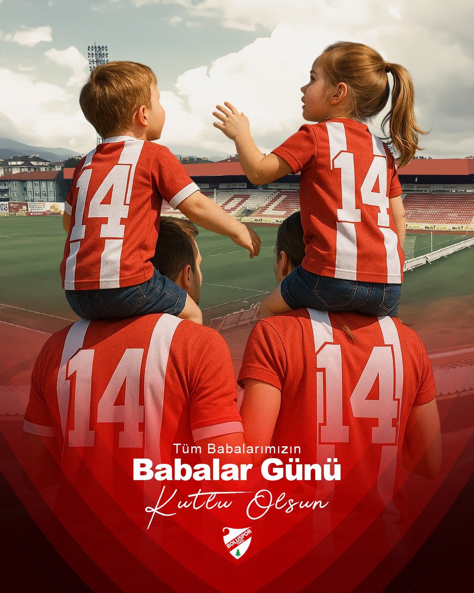 Değerleriyle büyüten, sevgisiyle güç veren, Boluspor tutkusunu nesilden nesile taşıyan tüm babaların Babalar Günü’nü kutlarız.