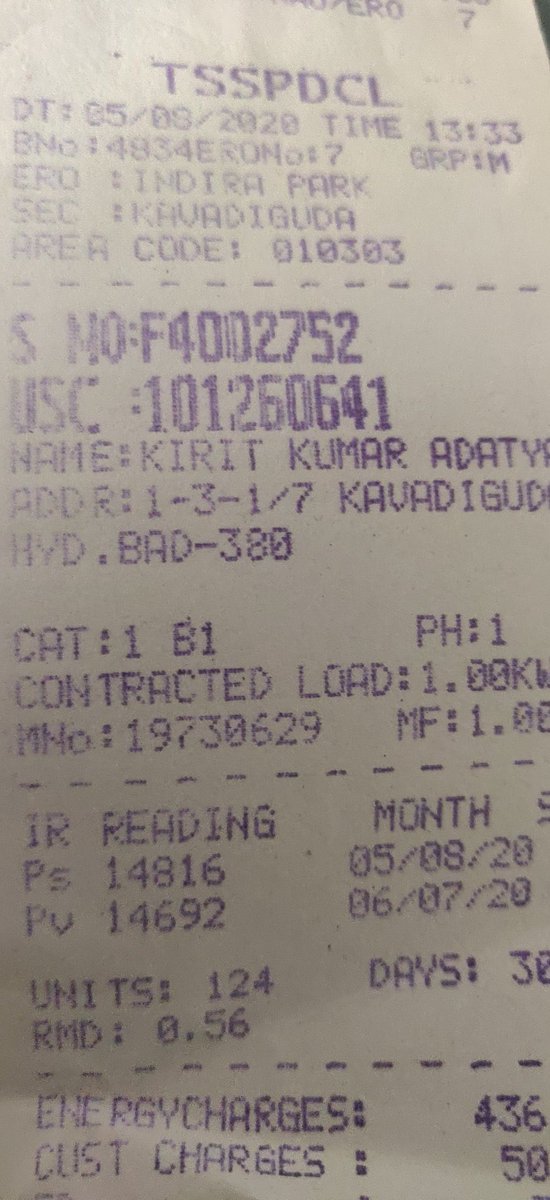 sandyadatiya's tweet photo. @tgspdcl there is voltage fluctuation going on from past one hour… plz help https://t.co/Vgs7CNGaUs