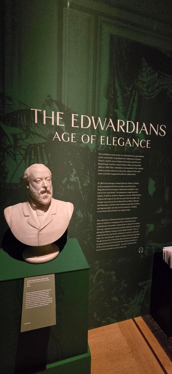 PStiffell's tweet image. Yesterday was a day of two parts. The first seeing The Crown in action via Trooping & then The Crown in the past with the marvellous exhibition The Edwardians by @RCT