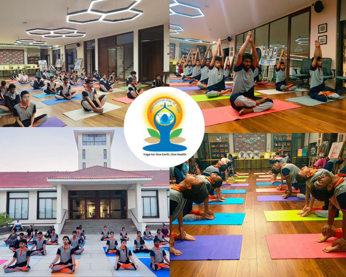 EduMinOfIndia's tweet photo. At Prerana, yoga is a vital aspect of the participants' routine. It reflects the wisdom of our ancient traditions and practices that promote a healthy balance between mind and body. As we approach International Day of Yoga on 21 June 2025, let us take the initiative to begin our mornings with yoga, as practiced each day at Prerana. 

#Prerana #ExperientialLearning #Schooleducation #IDY2025 #YogaForOneEarthOneHealth #InternationalDayOfYoga #YogaDay2025 

@PreranaELP @moayush