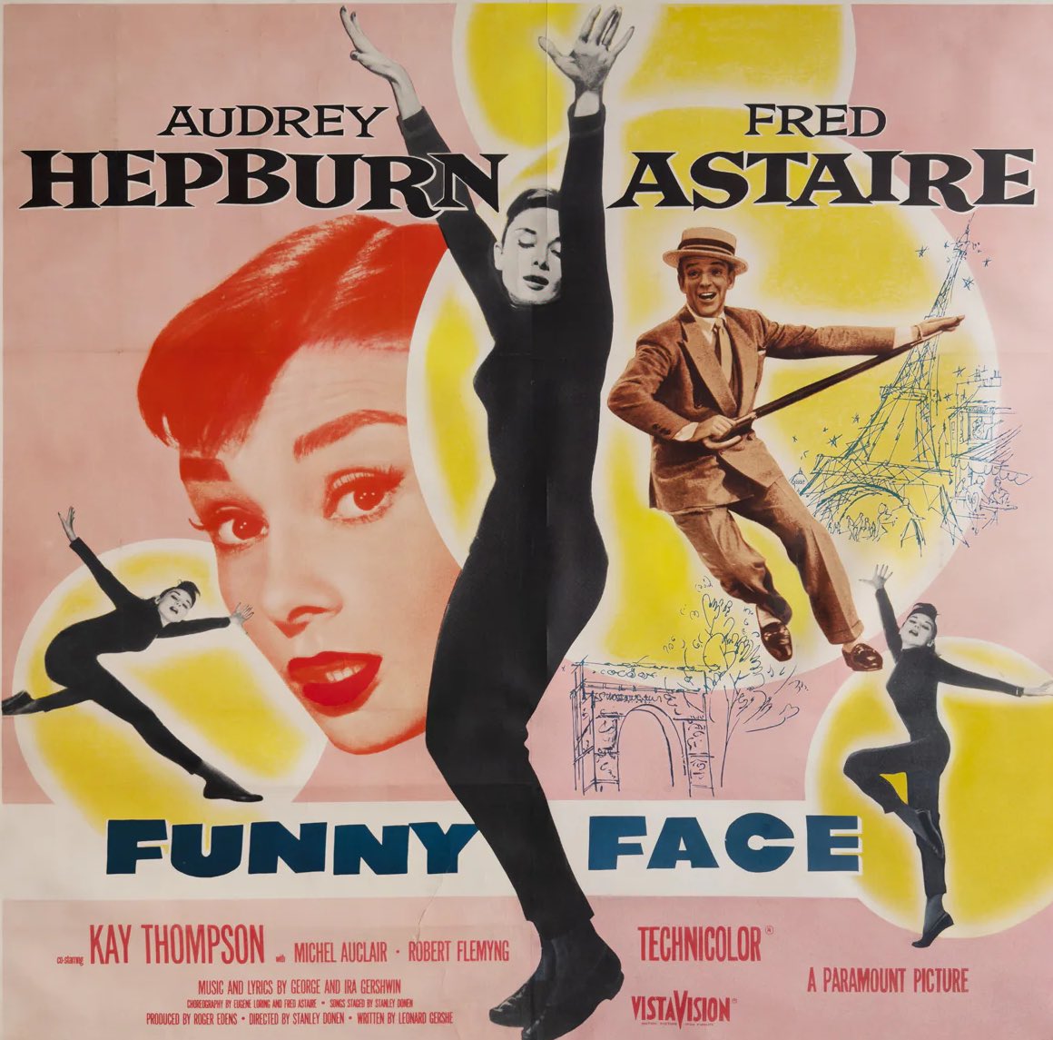 SaveRedlandLibr's tweet photo. 12:35pm TODAY on @BBCTwo 

The 1957 #Musical #Comedy film🎥🎶 “Funny Face” directed by #StanleyDonen from a screenplay by Leonard Gershe with music by Adolph Deutsch and songs by George Gershwin, Ira Gershwin &amp; Roger Edens

🌟#AudreyHepburn #FredAstaire #KayThompson https://t.co/im2Q8OIjoV