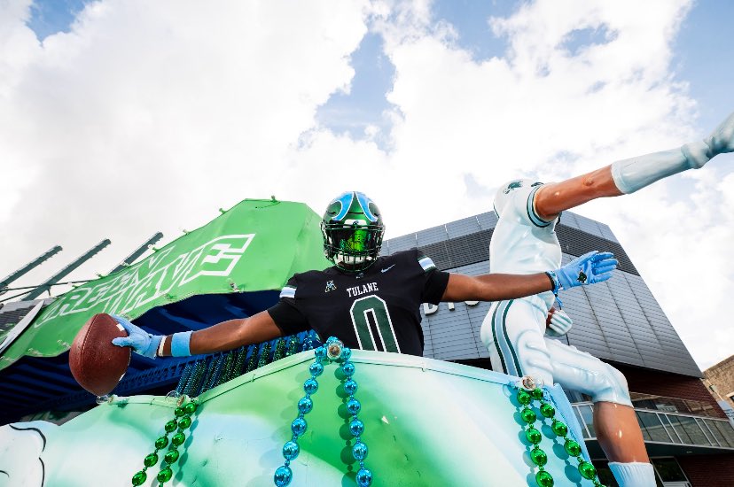 KalebWalker08's tweet image. Had a great time a Tulane this weekend on my Official Visit🌊@CoachJonSumrall @CoachWilk04 @Lindale_FB @Coach_Cochran @Joel_Rinlee