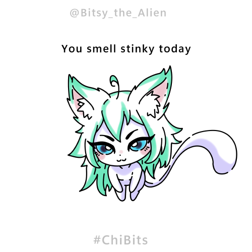 Bitsy_the_Alien's tweet photo. sniff sniff, baka 👽💕
#ChiBits
. . .
#Vtuber
#memes
#Chibi
#ほのぼのイラスト 
#オリジナルキャラクター https://t.co/jjsETUNCzC