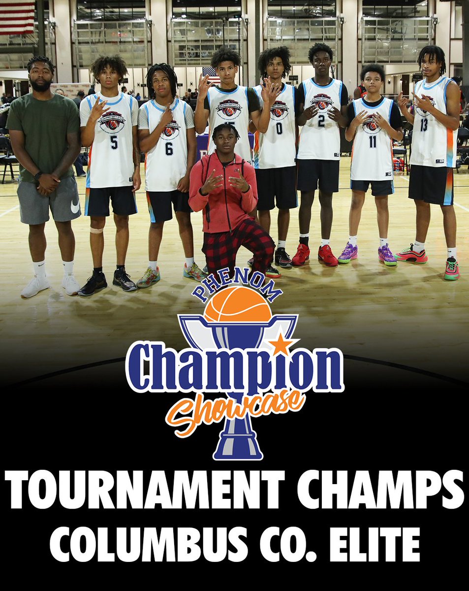 Congrats Columbus Co. Elite 2027 Varsity Boys Champs #PhenomChampionShowcase #PhenomHoops
