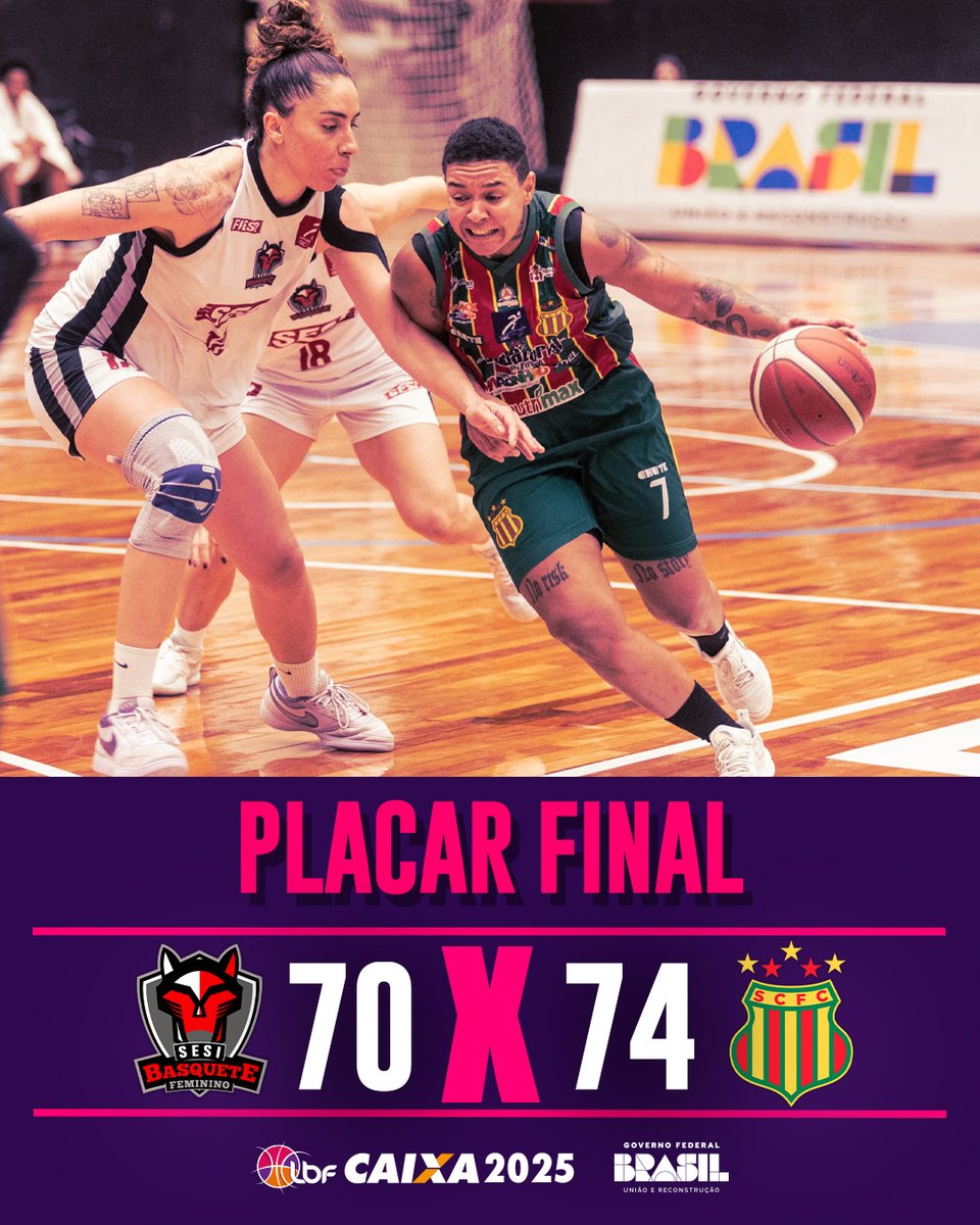 PLACAR FINAL! ⏰️

SESI Araraquara 70x74 <a href="/SampaioBasket/">Sampaio Basquete</a> 

É, TUBARÃO! ❤️💚💛🦈
O Sampaio Basquete vence o clássico fora de casa com partidaça de <a href="/lalinha_07/">Lays</a> (23 pontos, 8 assistências) e vai com moral para os #PlayoffsLBFCAIXA!

📸 Waltinho Milanetto