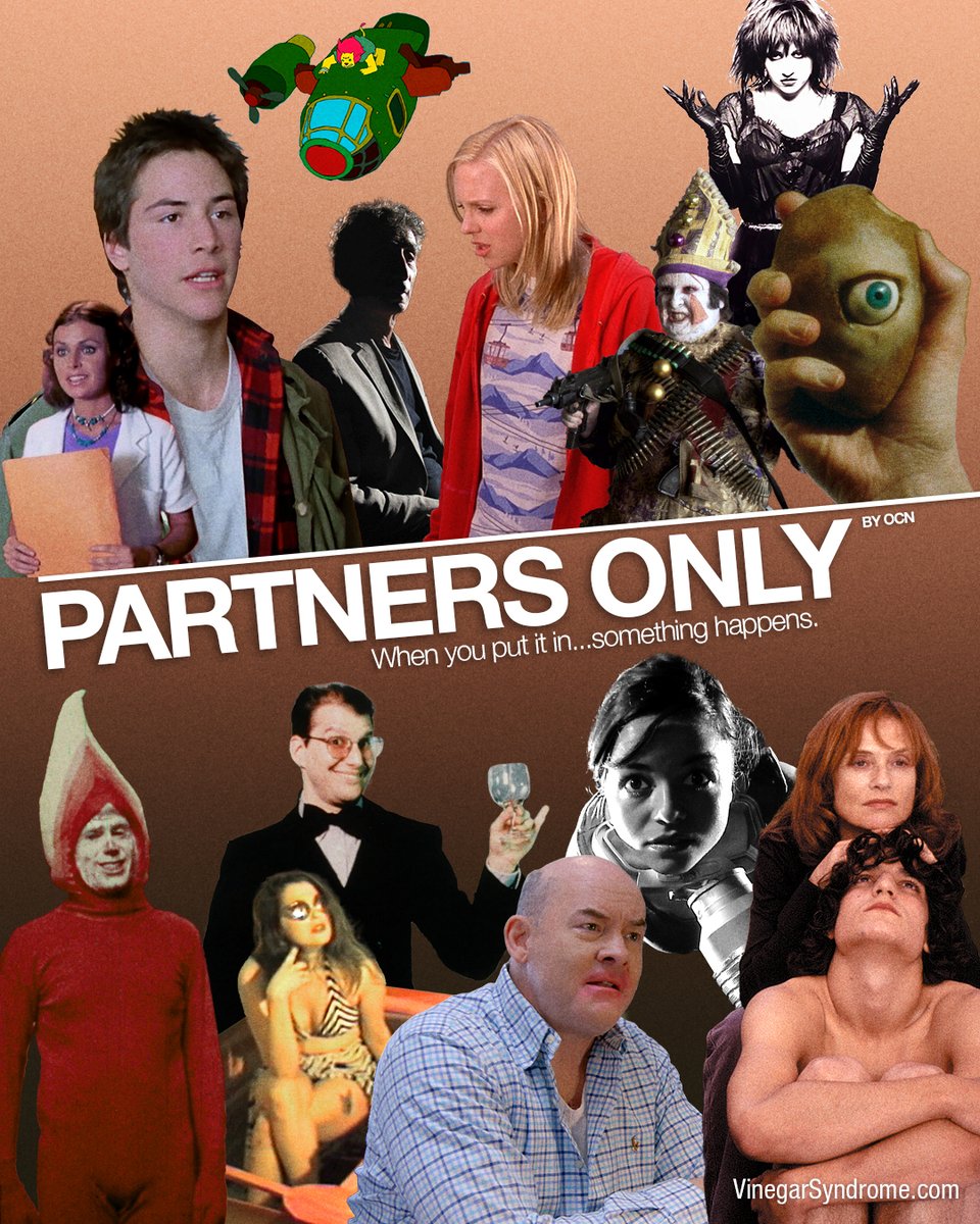 Partners Only month continues at VinegarSyndrome.com, with 22 fantastic new titles; 2 new slipcover variants; 4 massively discounted bundles; 2 deluxe VHS releases; 2 t-shirts; and hundreds of standard and limited editions on sale for 50% off MSRP, now through 11:59PM ET,