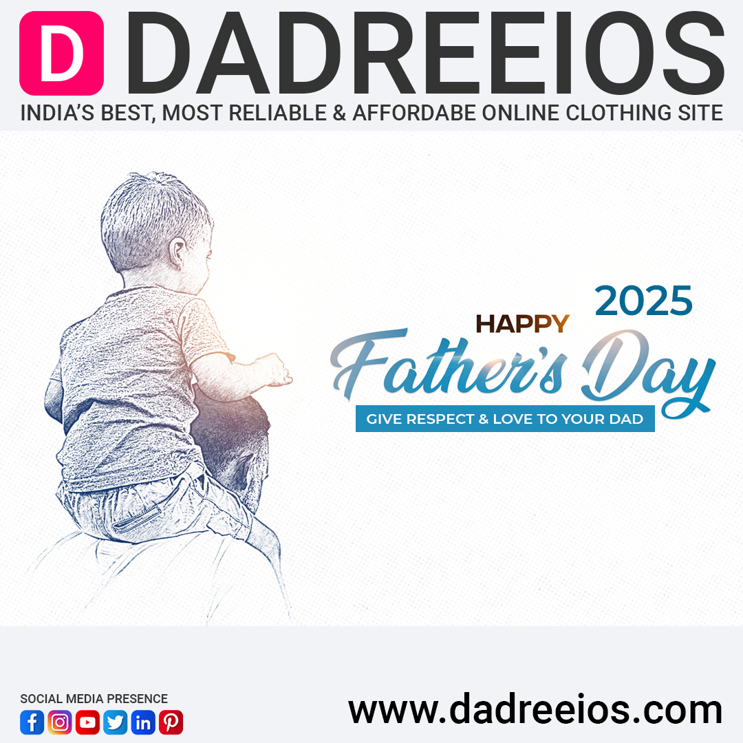 dadreeios's tweet photo. Dadreeios heartily wishes you all...
Happy Father's Day 2025!
#happyfathersday #happyfathersday2025  #dadreeios #dadreeiosoffers #fashiontrendsatdadreeios  #dadreeiosfashionclub #onlineclothing #indiafashiononline #ulhasnagar #mumbaikar #shoppingindia #instafashıon #instatrends https://t.co/ykF49jXiJn