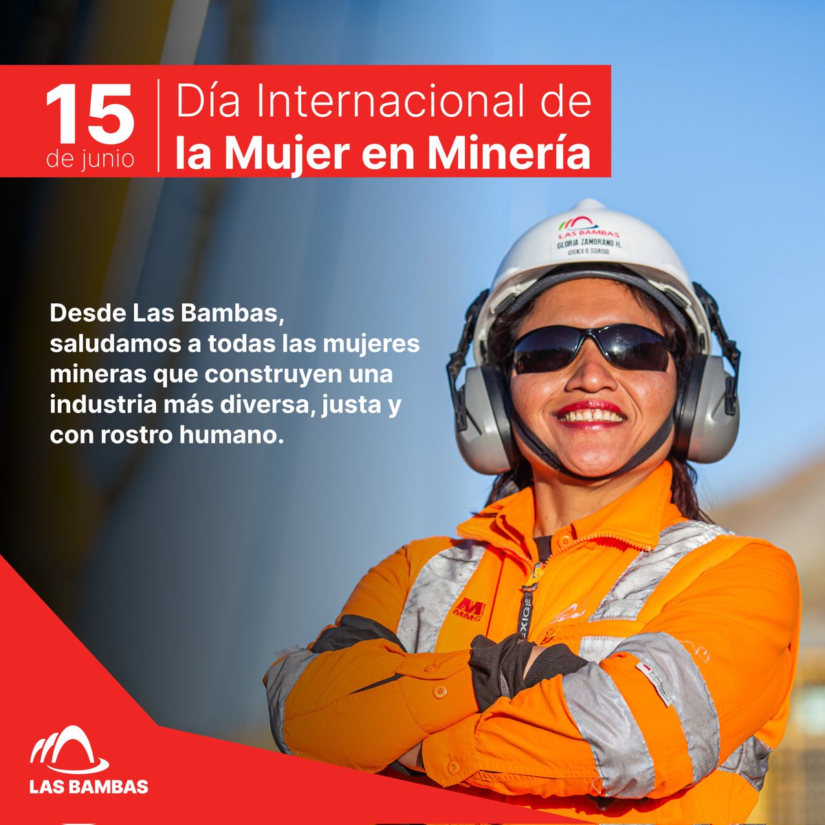💪👩 En el Día Internacional de la Mujer en Minería, reforzamos nuestro compromiso en generar espacios laborales más diversos y justos, que potencien el desarrollo personal y profesional de cada mujer minera.

¡Seguimos trabajando juntos, transformando la industria!