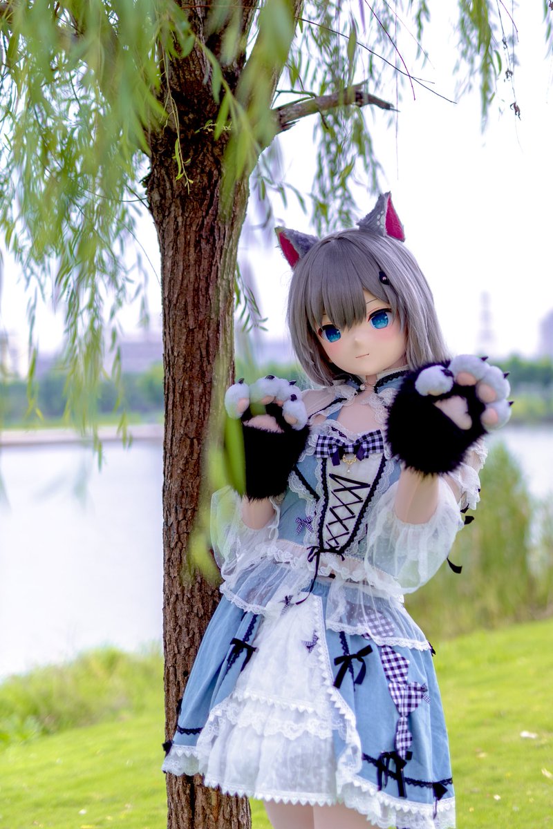 来和猫猫一起贴贴吧 ❤️
#kigurumi  #着ぐるみ