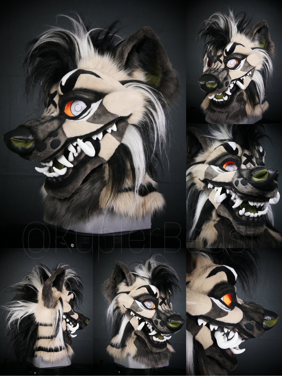 KupferBeast's tweet image. This is Savage the Savanna themed hyena 😊
