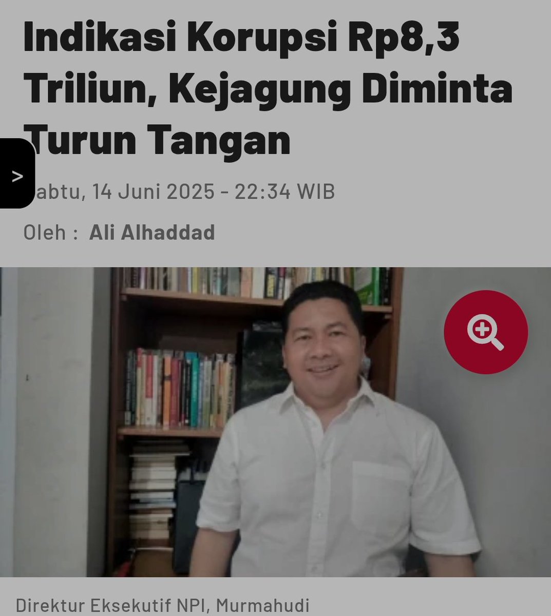 #PetaniMenjerit
Hampir TDK ruang kosong bebas dari korupsi 
<a href="/prabowo/">Prabowo Subianto</a> <a href="/KejaksaanRI/">Kejaksaan RI</a> <a href="/KPK_RI/">KPK</a> <a href="/pupuk_indonesia/">PT Pupuk Indonesia</a> <a href="/antikorupsi/">ICW</a> <a href="/DivHumas_Polri/">Humas Polri</a>