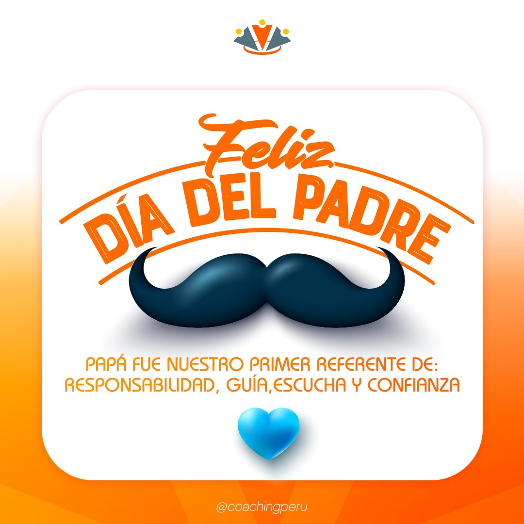 coachingperu_'s tweet photo. Hoy celebramos más que una fecha. Celebramos a todos los padres que lideran con amor, constancia y humanidad:

💙 ¡𝐅𝐞𝐥𝐢𝐳 𝐃𝐢́𝐚 𝐝𝐞𝐥 𝐏𝐚𝐝𝐫𝐞!

#FelizDiaDelPadre #felizdiadelpadre #FelizDíaDelPadre #papá #coaching https://t.co/cZxG9yZIa2