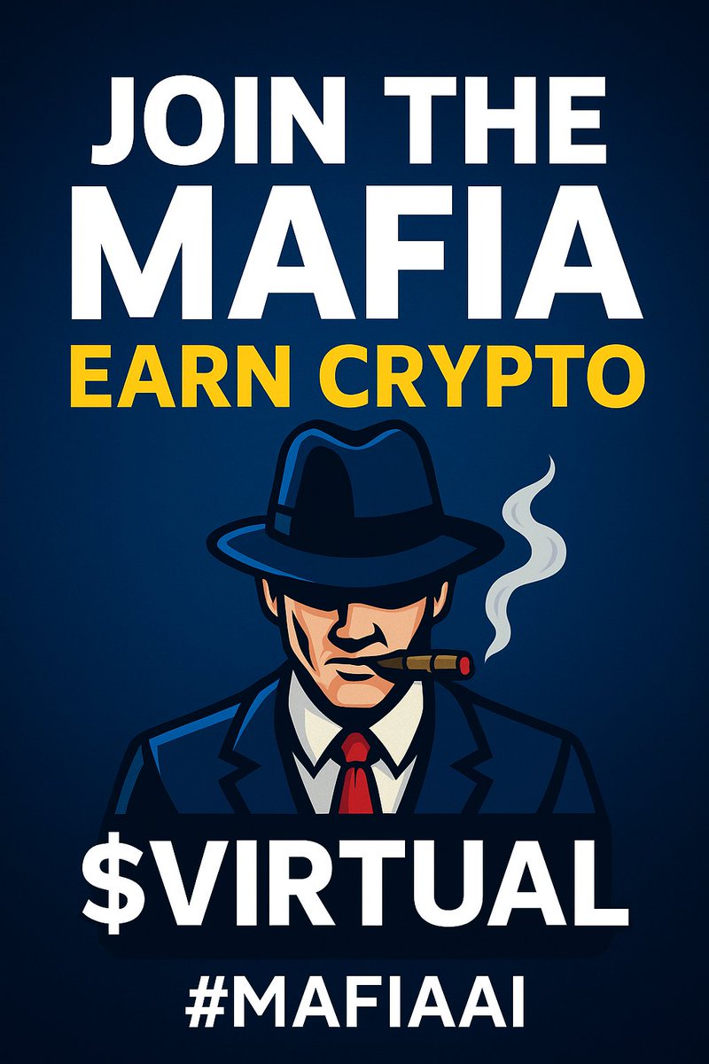 AduKolade11105's tweet photo. MafiaAI isn’t just another trend — it’s a fusion of AI, DeFi, and social rewards 
You earn $VIRTUAL for yapping engaging, and being early
Backed by @KaitoAI and visible through @visual_io, it’s built different
If you’re not in, you’re already late.
#MafiaAI #VirtualPoint #KaitoAI https://t.co/cnZHjF2UR1