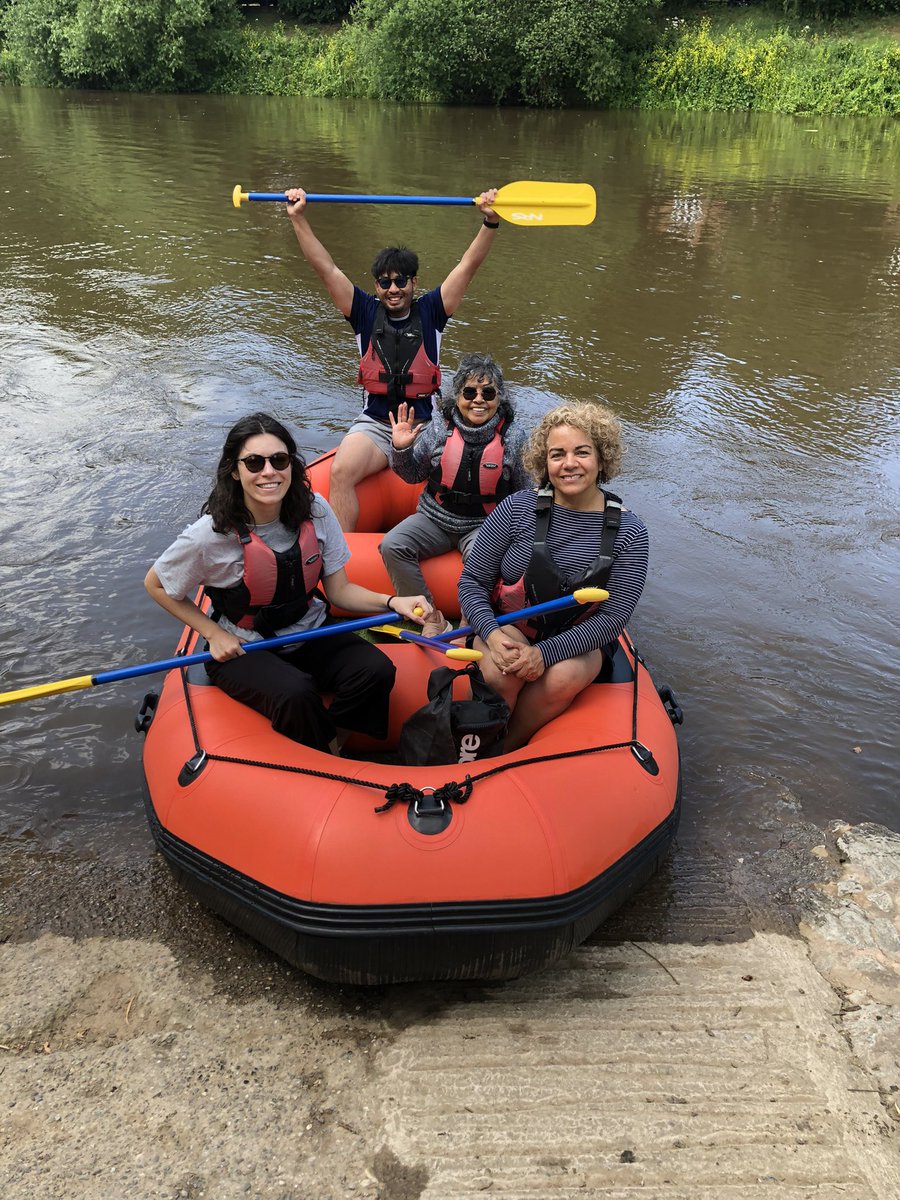 HireCanoe's tweet photo. We’ve had lots of families and friends this weekend celebrating fathers day.  If you fancy doing seven miles on the Severn River give us a call or book online! #bridgnorth #ironbridgegorge #FamilyDaysOut #FamilyFun #rafting #riversevern https://t.co/w1HSFEXxdC