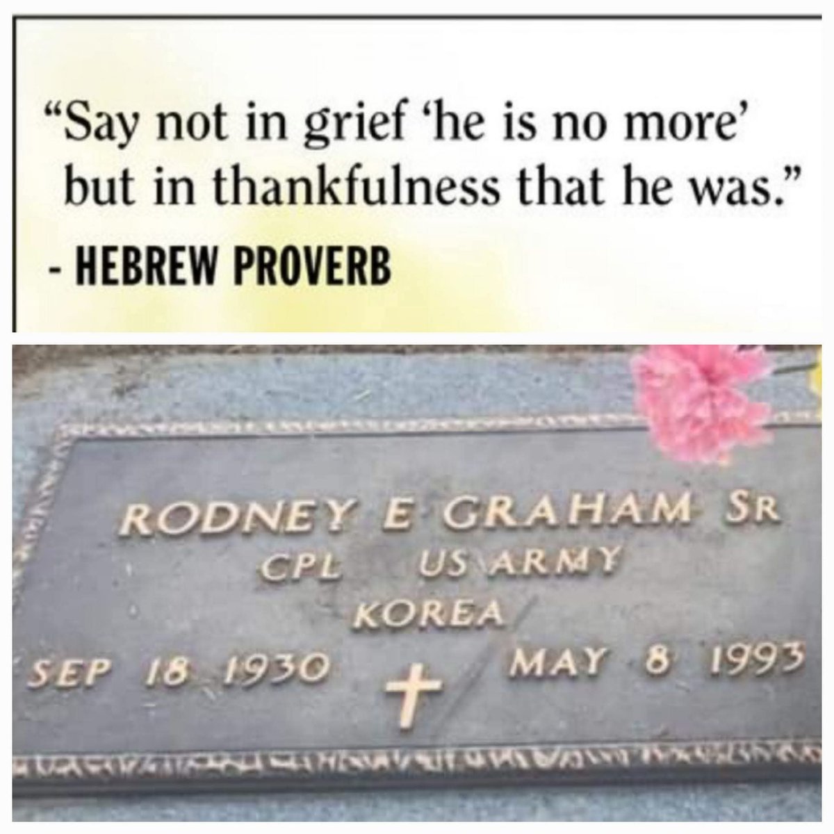 AMOAMS's tweet image. @USArmy Happy Father's Day to our Daddy who served in the US Army during the Korean War. 🇺🇸
Rodney Graham (1930-1993)