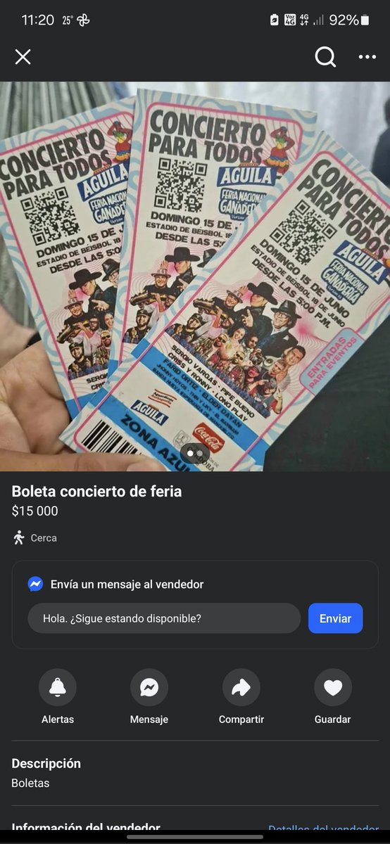 El concierto del pueblo "de todos" de la <a href="/GobCordoba_/">Gobernación de Córdoba</a> y que trae el gobernador <a href="/ErasmoZB/">Erasmo Zuleta Bechara</a> se convirtió en un negocio para casi todos o algunos, osea mientras muchos se quedaron sin boletas por que no alcanzaban cuando el gobernador las regalaba, otros solos pedían para venderlas.