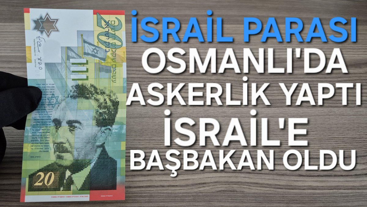 İsrail Parası 20 Yeni Şekel - Osmanlı'da Askerlik Yaptı İsrail'e Başbakan Oldu
youtu.be/HJgxmx2XUQQ
#israil #israilparası #Israel #TelAviv #israelmoney #israelbanknote #israelcurrency #yahudi #yahudiler #moşeşaret #osmanlı #başbakan #savaş #polimerpara #koleksiyon #para