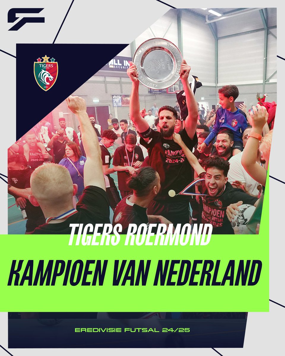 🥇🔥 TIGERS ROERMOND IS LANDSKAMPIOEN 24/25