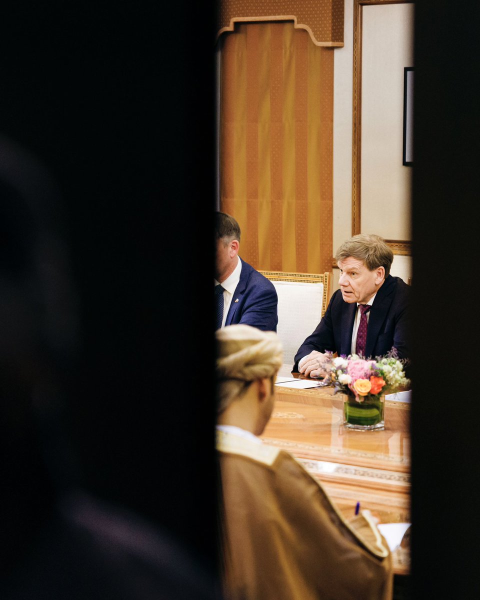 Oman is a trusted partner in a volatile region. In Muscat,I spoke with Foreign Minister <a href="/badralbusaidi/">Badr Albusaidi - بدر البوسعيدي</a> about the grave humanitarian situation in Gaza, efforts towards a ceasefire,&amp; how Oman’s unique regional ties can help de-escalate tensions–especially with Iran and the Houthis.