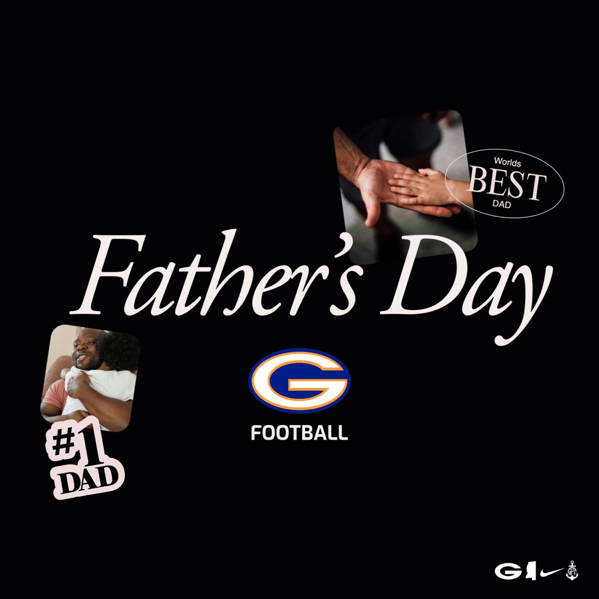 Happy Father’s Day, football dads!

#Hooyah | #OneGPT | #ATL ⚓️⛓️🟦🟧
