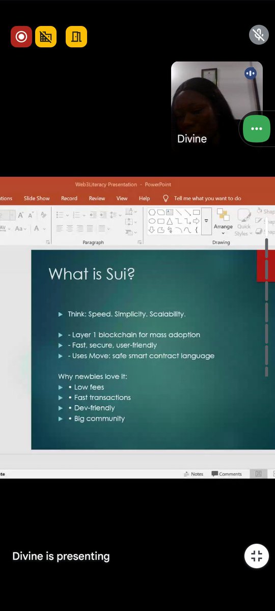 Yesterday was amazing !!
The cohort 1 #web3Literacywithblessed was onboarded into <a href="/Suisterhood/">Suisterhood</a>  <a href="/SuiNetwork/">Sui</a>
Thank you <a href="/SheSalesAfrica/">She$alesAfrica</a>  for the wonderful session .
<a href="/web3Literacy/">Web3 Literacy Hub</a>
<a href="/B_AkuwuDike/">blessed.Web3</a> 
<a href="/womeninweb3/">WOMEN IN WEB3 ❤️‍🔥</a>