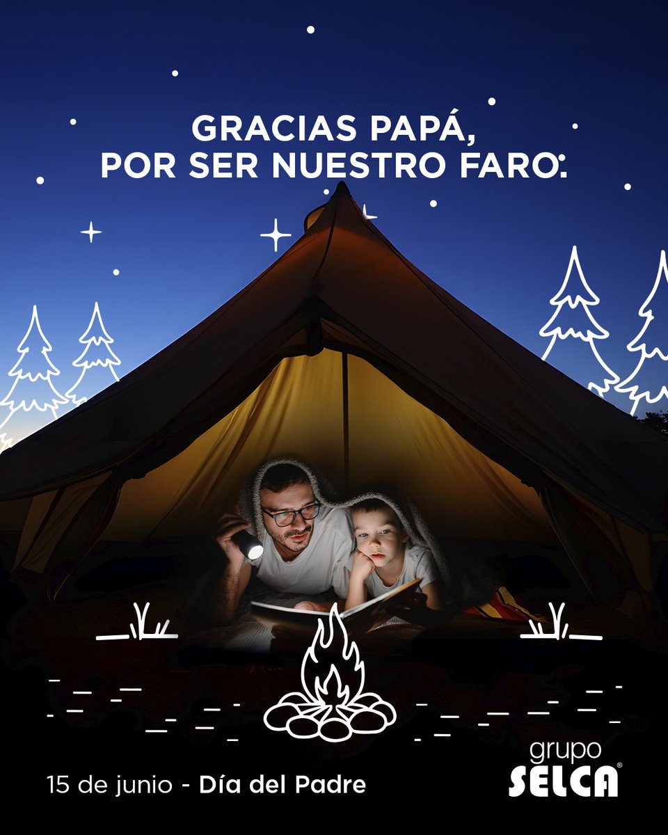 En el #DíaDelPadre celebramos a quienes 𝗻𝗼𝘀 𝗶𝗻𝘀𝗽𝗶𝗿𝗮𝗻 𝗰𝗼𝗻 𝘀𝘂 𝗹𝘂𝘇 incondicional. Esa luz que no solo guía nuestros pasos, sino que llena de calidez y significado cada momento de la vida. #SelcaIluminación #SelcaIluminaciónMX #GrupoSelca #DondeTodoSeIlumina