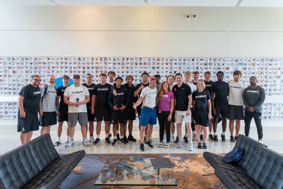 We are fortunate as the #NFLAcademy to have a strong relationship with the NCAA to ensure all of our students are set up and eligible to go play college 🏈
