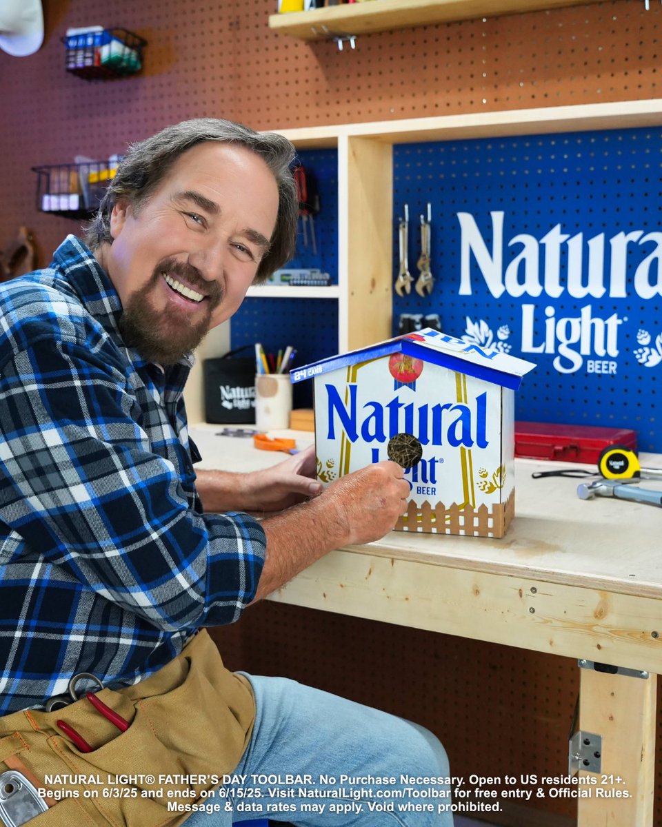 Happy Father’s Day! 

Last chance to level up your dad’s garage! Reply with #NattyToolBar #Sweepstakes to enter before midnight, or download our DIY plans here: naturallight.com/Toolbar