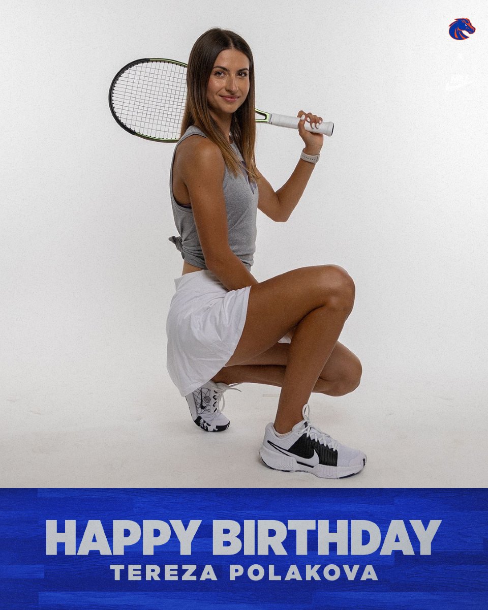 BroncoSportsWTN's tweet image. Happy birthday to one of our newest Broncos, Tereza Polakova!🎉
We hope you have a great day!🎈
#BleedBlue | #WhatsNext