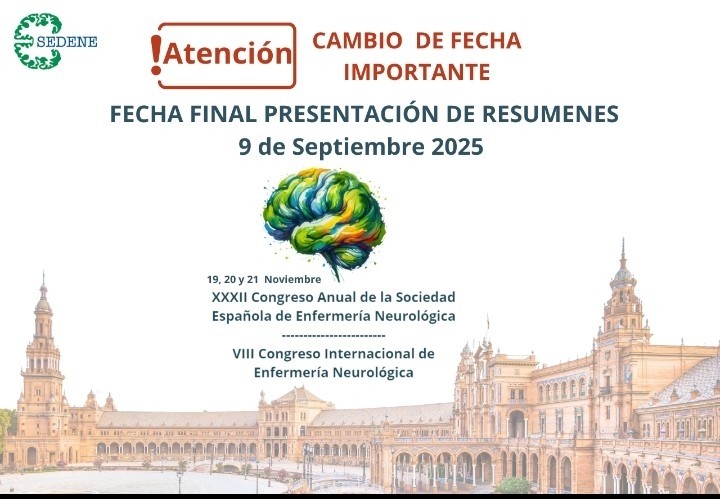 Sociedad Española de Enfermería Neurológica (@sedenered) on Twitter photo 📍 RESERVA📍Sevilla, 19, 20 y 21 de noviembre XXXII Congreso Anual de la Sociedad Española de Enfermería Neurológica
🌍 VIII Congreso Internacional de Enfermería Neurológica
📢 ¡Ampliamos el plazo para enviar resúmenes!
 límite: 9 de septiembre
🔗 Info: congreso.sedene.com/comunicaciones 📍 RESERVA📍Sevilla, 19, 20 y 21 de noviembre XXXII Congreso Anual de la Sociedad Española de Enfermería Neurológica
🌍 VIII Congreso Internacional de Enfermería Neurológica
📢 ¡Ampliamos el plazo para enviar resúmenes!
 límite: 9 de septiembre
🔗 Info: congreso.sedene.com/comunicaciones