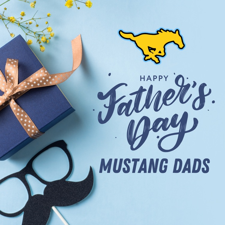 🩵Happy Father’s Day to our Mustang Dads! 💛

Today we honor the dads, stepdads, grandpas, uncles, and father figures who show up, cheer loud, support strong, and lead with heart!

Thank you for all you do. 💪 
#1PRIDE
