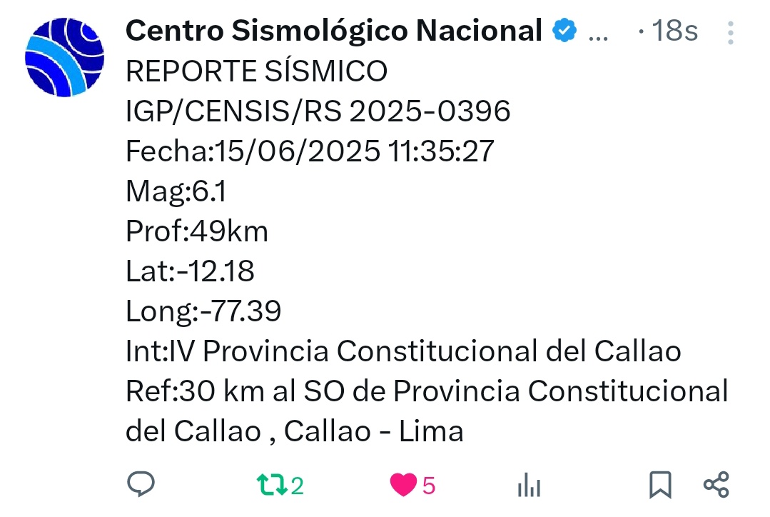 TAMARE GENTE, NO QUIERO QUE PASE TERREMOTO, 6.1 NO JODAS
LO SIENTIERON? #TEMBLOR #SISMO