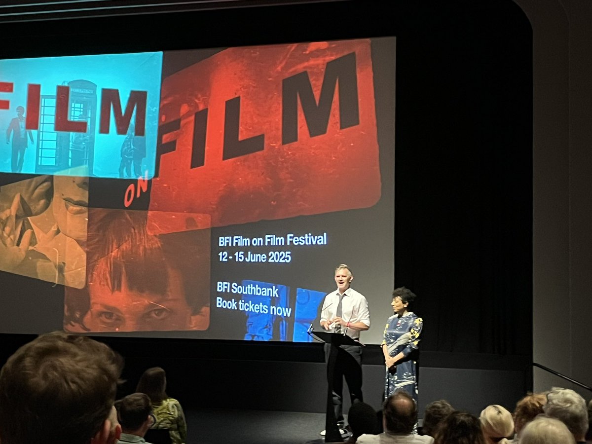 Top Night at the <a href="/BFI/">BFI</a> with a very rare screening of the original print of Stars Wars.  Nothing changed.  Nothing altered.  No CGI in sight.  As part of their Film of Film Festival. Would recommend. No notes. #starwars #bfi #film