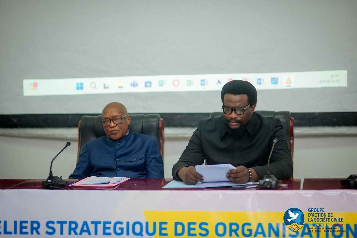 #Ier_jour : Lancement de l'Atelier Stratégique d'échanges entre les Organisations de la Société Civile autour des enjeux de Paix, de Gouvernance territoriale et de Cohésion Nationale. 
#Une_initiative_citoyenne qui vise à analyser en profondeur les causes  des conflits en RDC