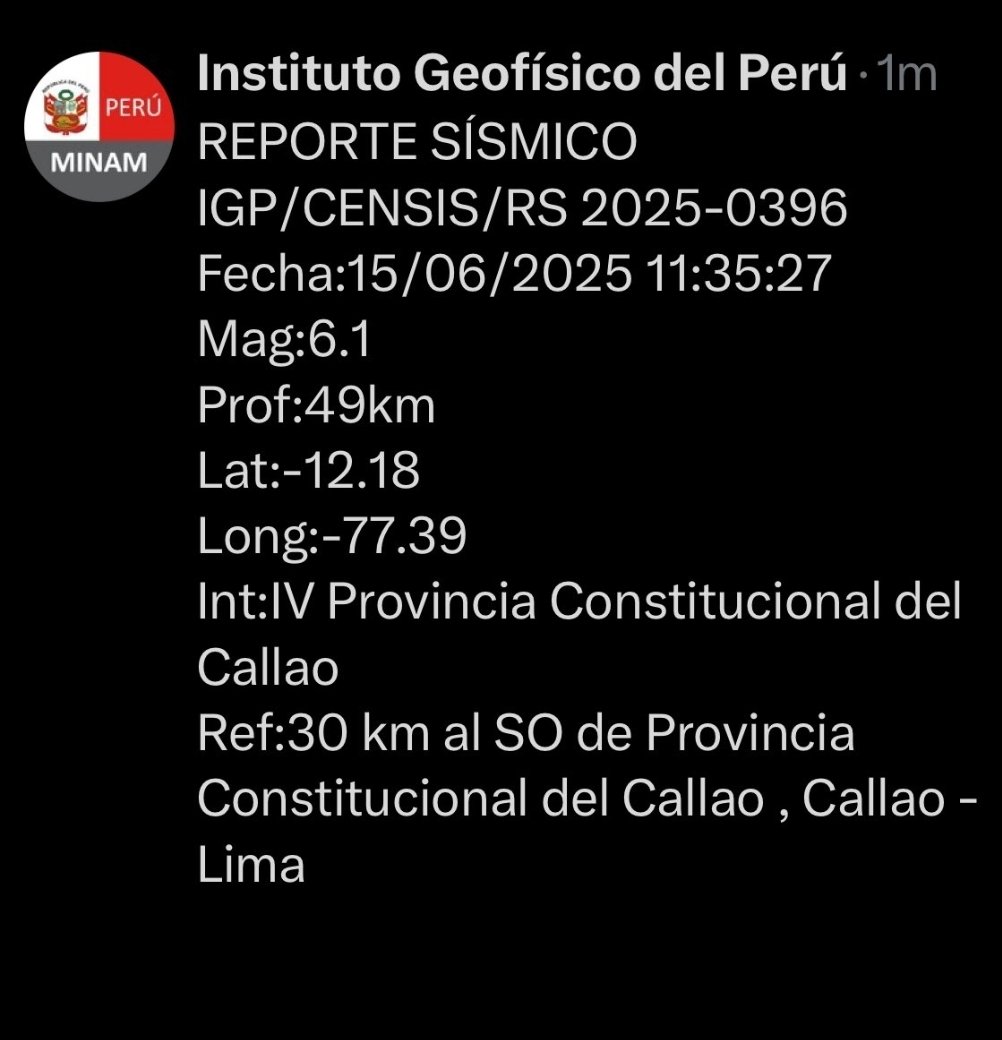 JESUSSS QUE SUSTO!!!
ESPERO TODOS SE ENCUENTREN BIEN