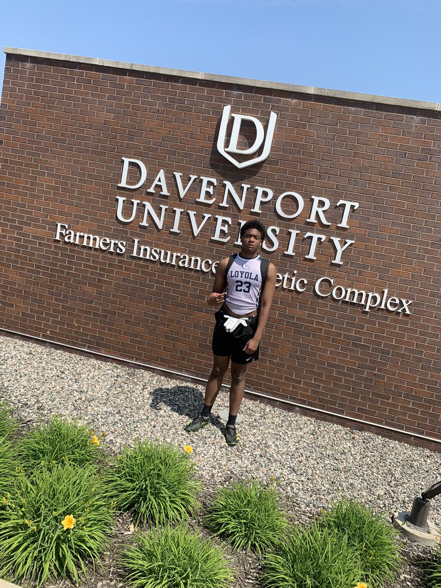 Had A great day Yesterday at Davenport University really enjoyed the atmosphere and the love I received from the coaching staff. #SPOTTHEBALL