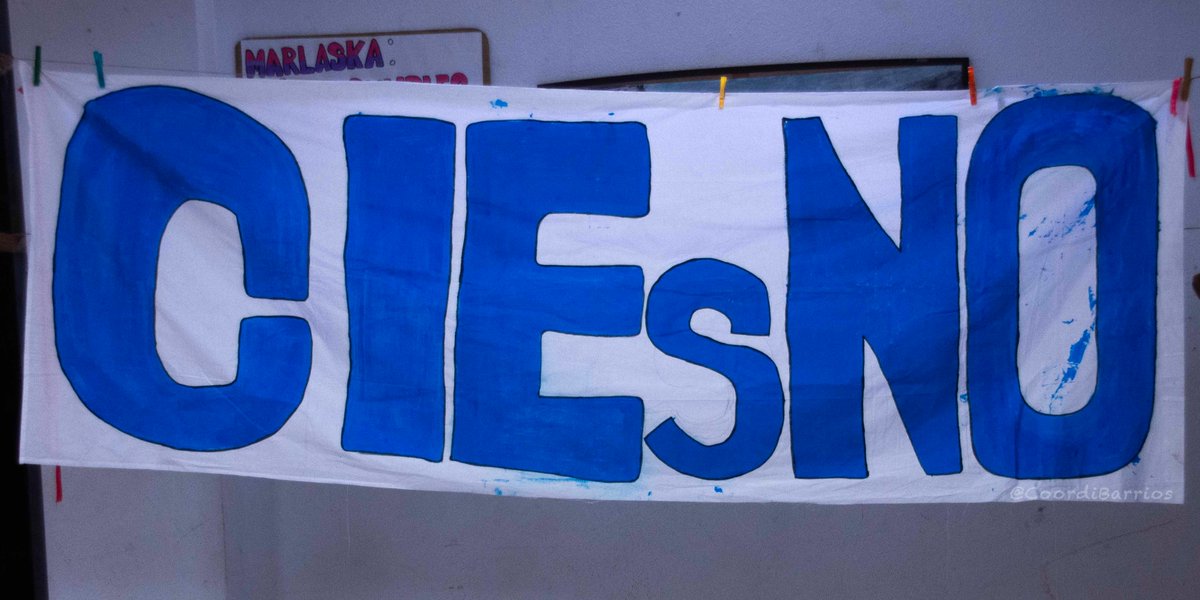Hoy celebramos el "Día Internacional contra los Centros de Internamiento de Extranjeros (CIE)" porque siguen siendo no-lugares de sufrimiento infligido en nombre de no se sabe qué derechos... Inútiles para el desarrollo de la democracia.
Acabemos con estas cárceles...