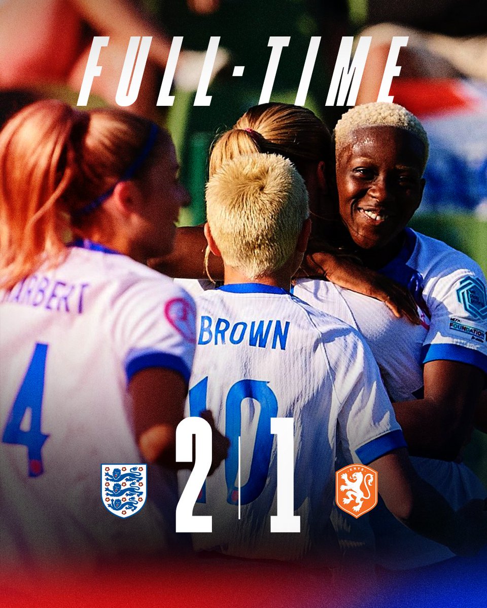 Two goals in five minutes at the start of the second half secures all 3️⃣ points in our #U19WEURO opener. 💪

Well played, #YoungLionesses 👏👏