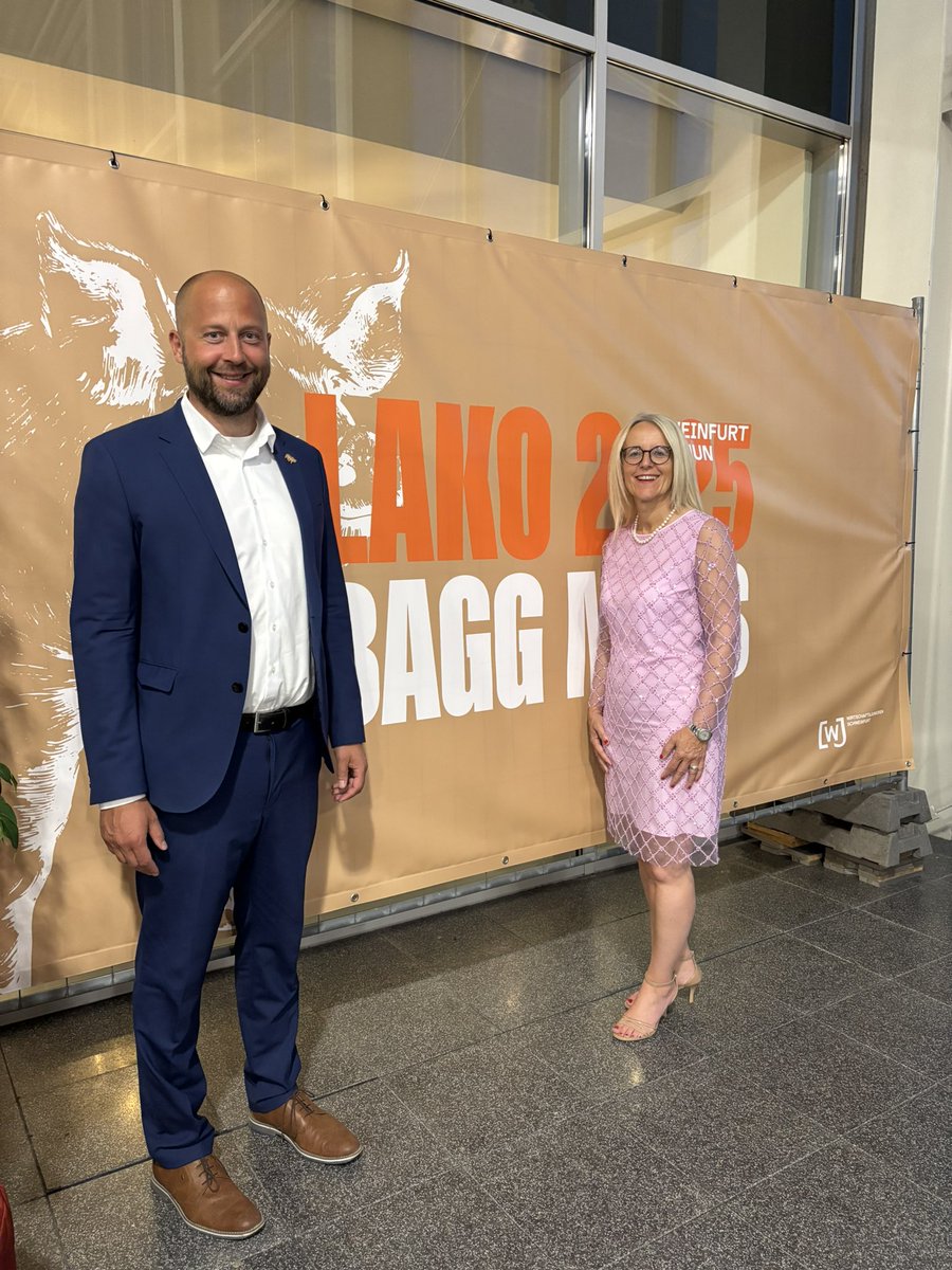 SaschaGenders's tweet image. Landeskonferenz 2025 der #Wirtschaftsjunioren in #Schweinfurt. Klasse Eventwochenende und Respekt an die #WJ. @WJBayern #LaKo2025