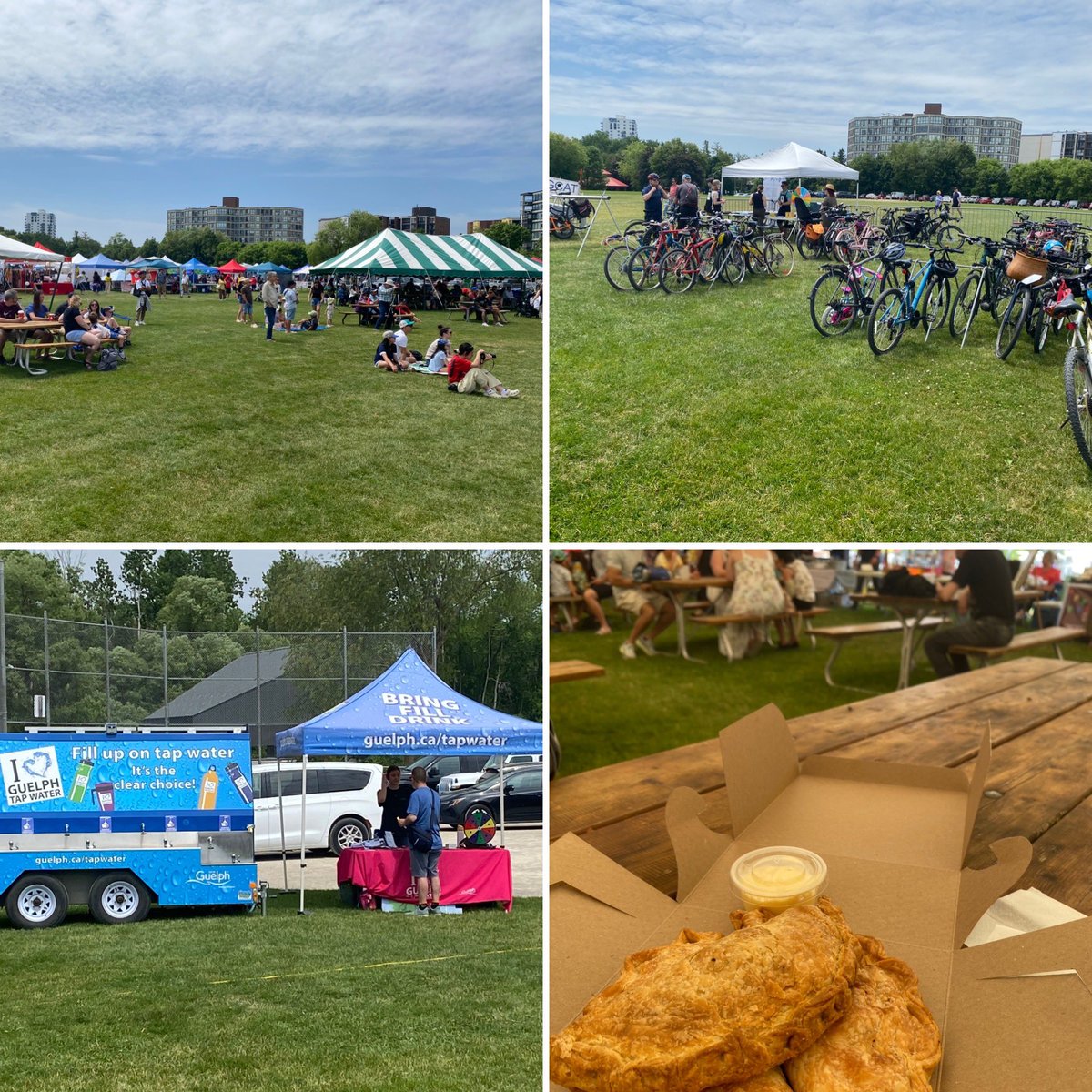 C_ClackBush's tweet photo. Great afternoon at Riverside Park for the Multicultural Festival - free valet parking for our bikes thanks to GCAT, refilled our bottles at the City’s water wagon, and amazing pouchaks from Ona’s Bakery! https://t.co/vV2MMcy9sh