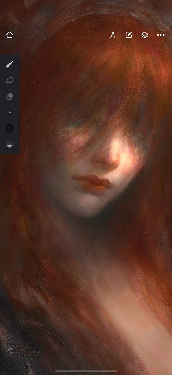 jia_yn's tweet image. Closeup wip! Actually finishing this painting of malenia that I started and posted forever ago lol
(ELDEN RING)