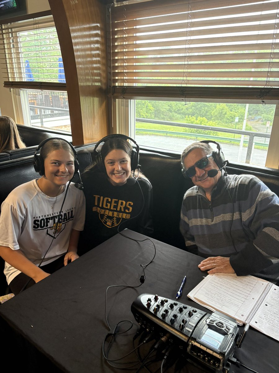 TERRIFIC TIGERS 

I said it on air &amp; will say it  here, it is quality young ladies like <a href="/NWtigerSoftball/">NW TIGER SOFTBALL</a> players Rylee McGinley &amp; <a href="/ShelbyMitman/">Shelby Mitman</a> who have kept me covering HS 🥎 for 43 years. Rylee is her class valedictorian &amp; going to Notre Dame. Shelby will be a Penn Stater.
