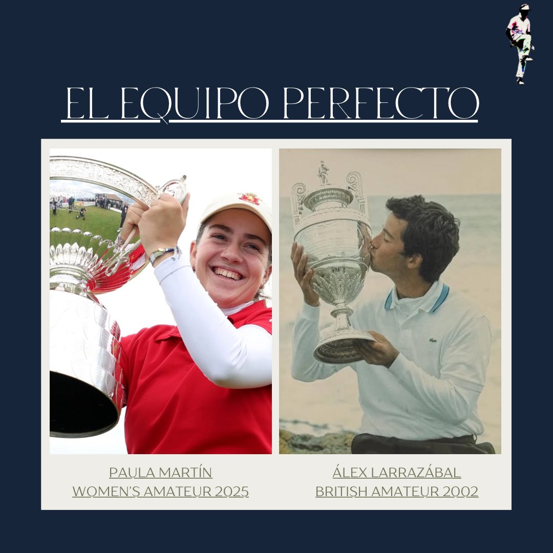 Golf Sin Etiquetas (@gsebylarrygon) on Twitter photo 2️⃣3️⃣ años separan a entrenador y jugadora de lograr este espectacular éxito. Hoy se ha coronado el #TeamLarry.
🤜🤛Enhorabuena, Paula y <a href="/alexlarrazabal1/">Alejandro Larrazabal Corominas</a> 2️⃣3️⃣ años separan a entrenador y jugadora de lograr este espectacular éxito. Hoy se ha coronado el #TeamLarry.
🤜🤛Enhorabuena, Paula y <a href="/alexlarrazabal1/">Alejandro Larrazabal Corominas</a>