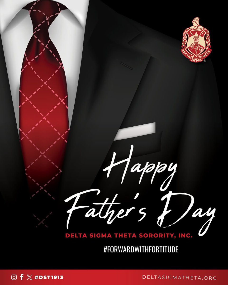 South Atlantic Region-DST (@sensationalsar) on Twitter photo #REPOST <a href="/dstinc1913/">dstinc1913</a> Wishing a Happy Father's Day to all the fathers and friends of Delta Sigma Theta Sorority, Incorporated!
Today, we celebrate all fathers and father figures who are a constant source of strength and support for their families.
#DST1913 #REPOST <a href="/dstinc1913/">dstinc1913</a> Wishing a Happy Father's Day to all the fathers and friends of Delta Sigma Theta Sorority, Incorporated!
Today, we celebrate all fathers and father figures who are a constant source of strength and support for their families.
#DST1913