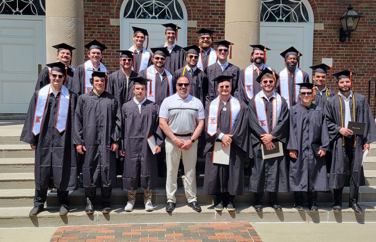 Congratulations to this special group of seniors as the graduate from Kalamazoo College today! It's been an honor and privilege to have you in our program. Keep doing amazing things! Your journey has just started, and the best is yet to come! #SwarmTheDay! #ProudCoach
